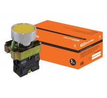 Кнопка BА51 без подсветки желтый 1з   SQ0704-0040  TDM