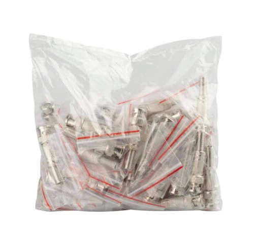 Разъем  Simple RS-BNC02 штекер BNC под винт с пружиной металл  Б0048313  ЭРА