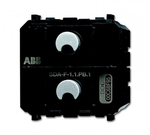 SDA-F-1.1.PB.1 Сенсор 1-клавишный/светорегулятор 1-канальный free@home, Zenit  6220-0-0235   2CKA006220A0235  ABB