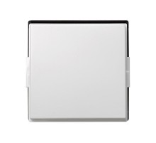 Simon 27 Клавиша для выключателя одноклавишного (механизм S27), IP44, IK07, Scudo, белый  2705010-030  Simon