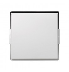 Simon 27 Клавиша для выключателя одноклавишного (механизм S27), IP44, IK07, Scudo, белый  2705010-030  Simon