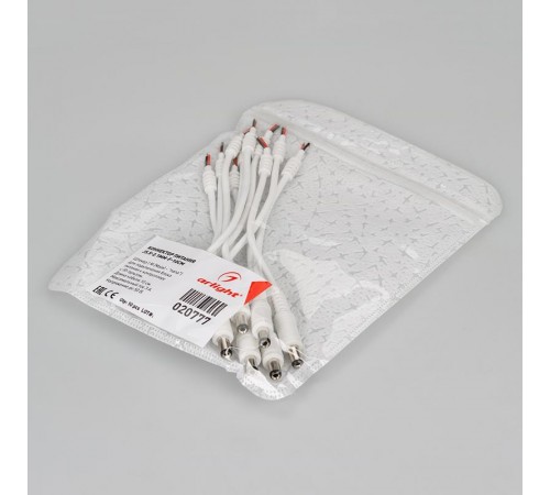 Коннектор питания J5.5-2.1mm-F-10cm  020777  Arlight