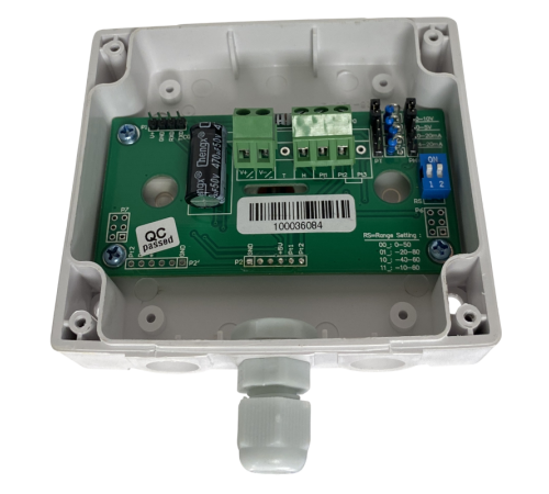 Датчик влажности и температуры канальный, 0...10В -40...+80°С NTC10K 283мм(40...265мм ) =15...35В  SDHVTN200  SE