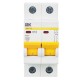 Выключатель автоматический двухполюсный ВА47-29 16А D 4,5кА KARAT  MVA20-2-016-D  IEK
