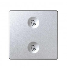 Сенсорный 2-кл выключатель с тематической маркировкой Т3, алюминий  8000625-093  Simon