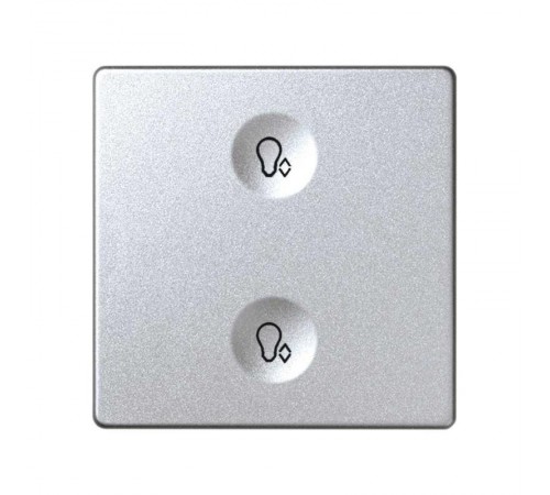 Сенсорный 2-кл выключатель с тематической маркировкой Т3, алюминий  8000625-093  Simon