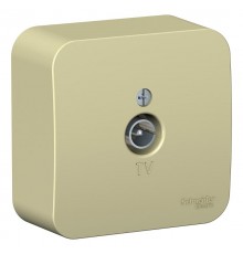 Blanca Бежевый О/У с изолирующей пластиной Розетка TV  BLNTA000017  SE