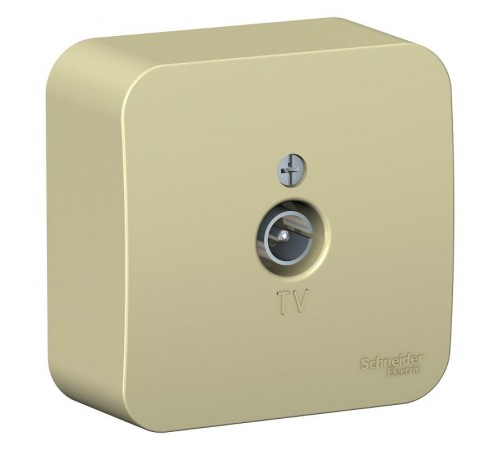 Blanca Бежевый О/У с изолирующей пластиной Розетка TV  BLNTA000017  SE