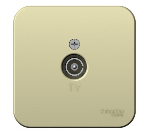 Blanca Бежевый О/У с изолирующей пластиной Розетка TV  BLNTA000017  SE