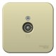 Blanca Бежевый О/У с изолирующей пластиной Розетка TV  BLNTA000017  SE