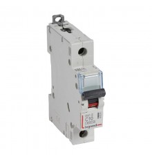 Выключатель автоматический  однополюсный DX3-E 6000 10A C 6кА  407261  Legrand