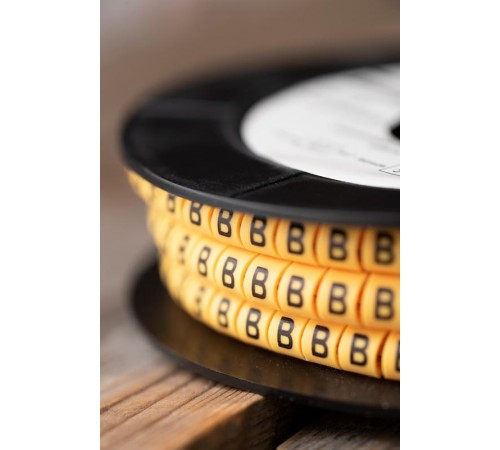 Маркер-кабельный 6,0кв.мм "B" (500шт.) (ЕС-3) EKF PROxima  plc-KM-6-B  EKF