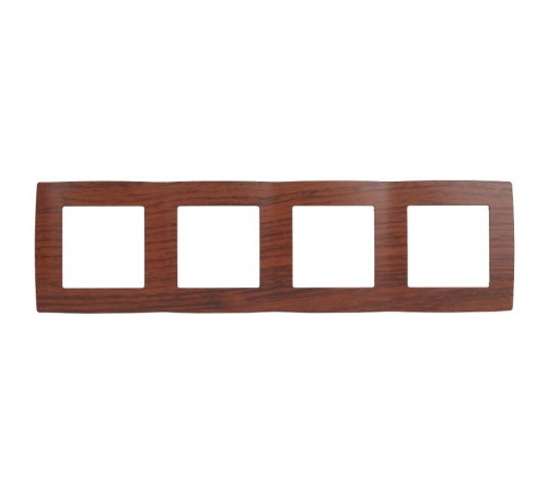 Рамка на 4 поста 12-5004-08  ,  вишня  Б0014778  ЭРА