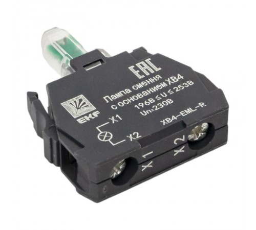 Лампа сменная c основанием XB4 красная 230В EKF PROxima    XB4-EML-R   EKF 