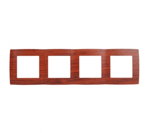 Рамка на 4 поста 12-5004-08  ,  вишня  Б0014778  ЭРА