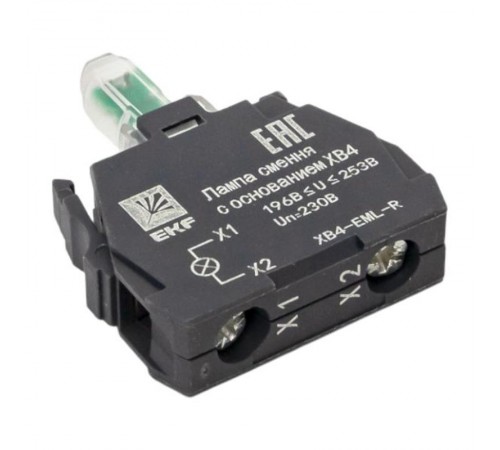 Лампа сменная c основанием XB4 красная 230В EKF PROxima    XB4-EML-R   EKF 