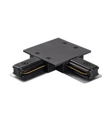 Коннектор для встраиваемого шинопровода чёрный L-образный PTR/R CL-BL  .5031852  Jazzway