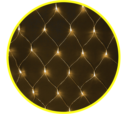 Гирлянда световая  NGF-N01-240WW-12-2x2m-230-TR-IP20  61850  Navigator