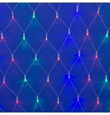 Гирлянда-сетка светодиодная  с контроллером  ULD-N2520-240/DTA MULTI IP20   240 диодов, 2.5х2 м, разноцветная, IP20, шнур прозр.  09565  Uniel