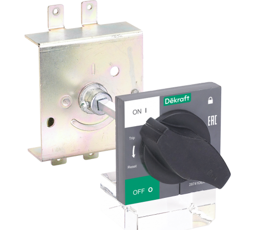 Рукоять выносная для установки на дверь шкафа 150мм РП-304Rc  28747DEK  DEKraft