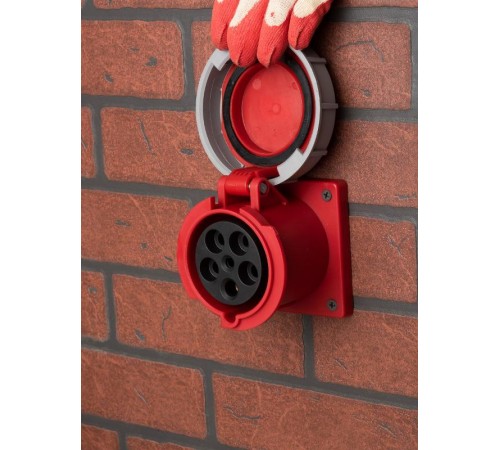 Розетка стационарная внутренняя 3352 3Р+РЕ+N 63А 380В IP67 EKF PROxima  ps-3352-63-380  EKF