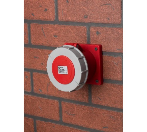 Розетка стационарная внутренняя 3352 3Р+РЕ+N 63А 380В IP67 EKF PROxima  ps-3352-63-380  EKF