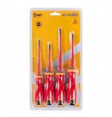 Набор диэлектрических отверток "Слим" НИО-2204  88931  КВТ