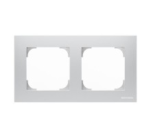 Рамка 2-постовая, серия SKY, цвет серебристый алюминий2CLA857200A1301 ABB
