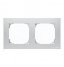 Рамка 2-постовая, серия SKY, цвет серебристый алюминий2CLA857200A1301 ABB