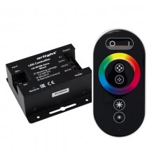 Контроллер LN-RF6B-Sens Black (12-24V, 3x8A)  023375  Arlight