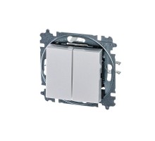 ABB Levit Жемчуг / ледяной Выключатель 2-кл.  3559H-A05445 68W  2CHH590545A6068  ABB