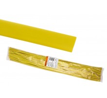 Термоусаживаемая трубка ТУТнг 16/8 желтая по 1м (50 м/упак)  SQ0518-0237  TDM