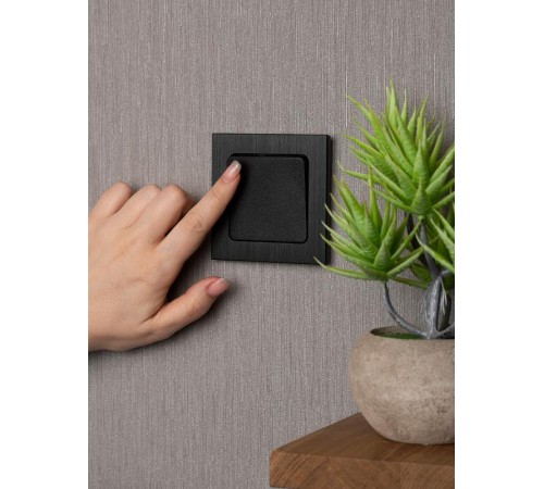 Стокгольм Механизм Выключателя 1-кл. 10А черный PROxima  EZV10-021-10  EKF