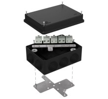 Коробка огнестойкая для о/п 40-0310-FR6.0-10 Е15-Е120 RAL9005 150х110х70 (6 шт/кор) черная  40-0310-9005-FR6.0-10  Промрукав