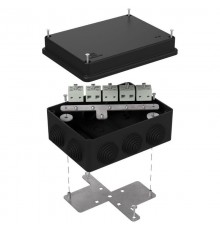 Коробка огнестойкая для о/п 40-0310-FR6.0-10 Е15-Е120 RAL9005 150х110х70 (6 шт/кор) черная  40-0310-9005-FR6.0-10  Промрукав