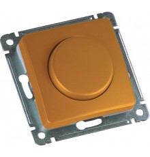 Светорегулятор (диммер) скрытой установки, поворотно-нажимного типа, механизм, цвет золото  ДС-315-472-07  HEGEL