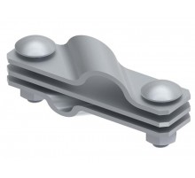 Соединитель диагональный стержня заземления D-20, гор. цинк, 391121  МС-121-ГЦ   Ostec