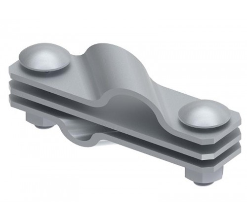 Соединитель диагональный стержня заземления D-20, гор. цинк, 391121  МС-121-ГЦ   Ostec