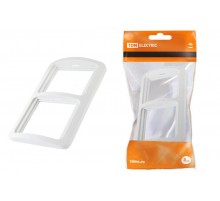 Рамка 2-ая горизонтальная белая "Валдай"   SQ1804-0017  TDM