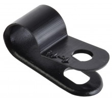 Скоба крепежная 6мм нейлоновая черная (50шт)  USK11-06-050-K02  IEK