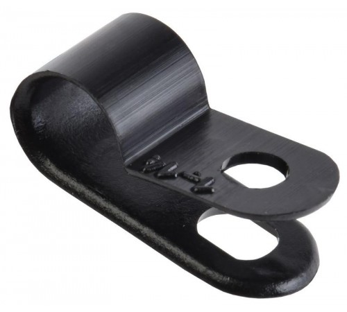 Скоба крепежная 6мм нейлоновая черная (50шт)  USK11-06-050-K02  IEK