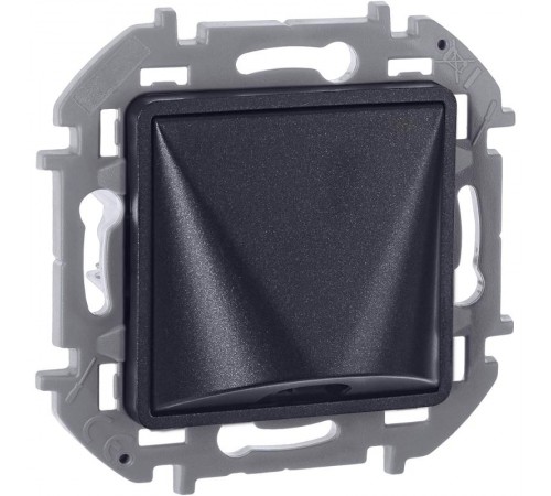 Inspiria Антрацит Вывод кабеля с зажимом для крепления  673893  Legrand