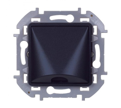 Inspiria Антрацит Вывод кабеля с зажимом для крепления  673893  Legrand