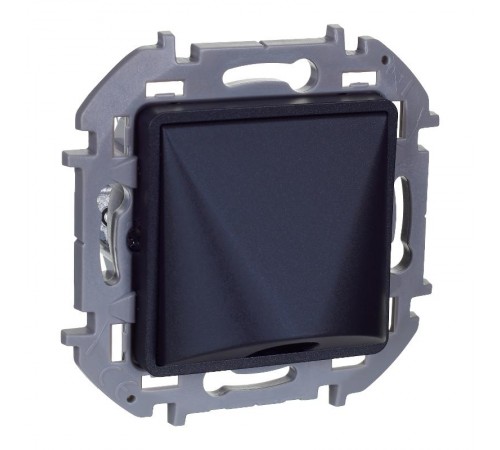 Inspiria Антрацит Вывод кабеля с зажимом для крепления  673893  Legrand