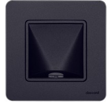 Inspiria Антрацит Вывод кабеля с зажимом для крепления  673893  Legrand