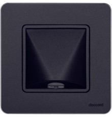 Inspiria Антрацит Вывод кабеля с зажимом для крепления  673893  Legrand