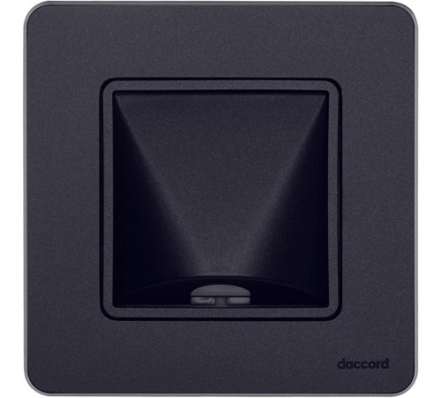 Inspiria Антрацит Вывод кабеля с зажимом для крепления  673893  Legrand