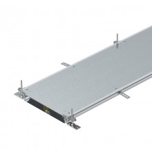 Секция кабельного канала OKA-W глухая с фиксаторами, 2400x400x60 мм (сталь) (OKA-W4006050R)  7424484  OBO Bettermann