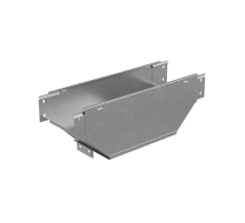 Т-ответвитель переходник 80х100-200 мм верт. c разворотом трассы на 90 град "ПЛЮС" (нчб)  TDPVplus90-80-100-200  КМ-профиль