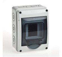 Щиток тусо о/п на 3 мод.с вертик.двер.160х130х91мм IP66  69003  Рувинил